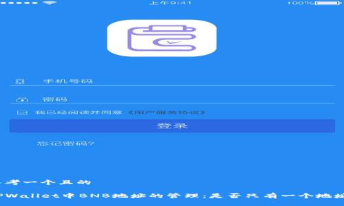 思考一个且的

TPWallet中BNB地址的管理：是否只有一个地址？