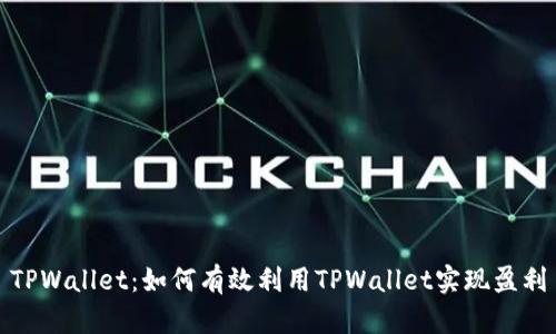 TPWallet：如何有效利用TPWallet实现盈利