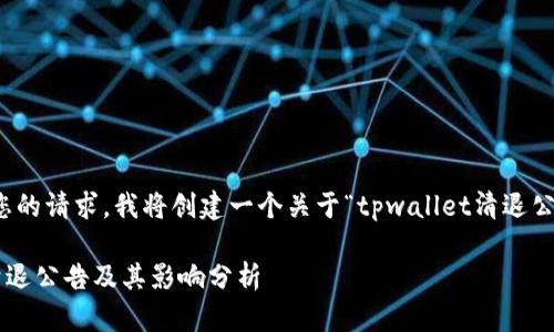 注意：根据您的请求，我将创建一个关于“tpwallet清退公告”的内容。

tpwallet清退公告及其影响分析